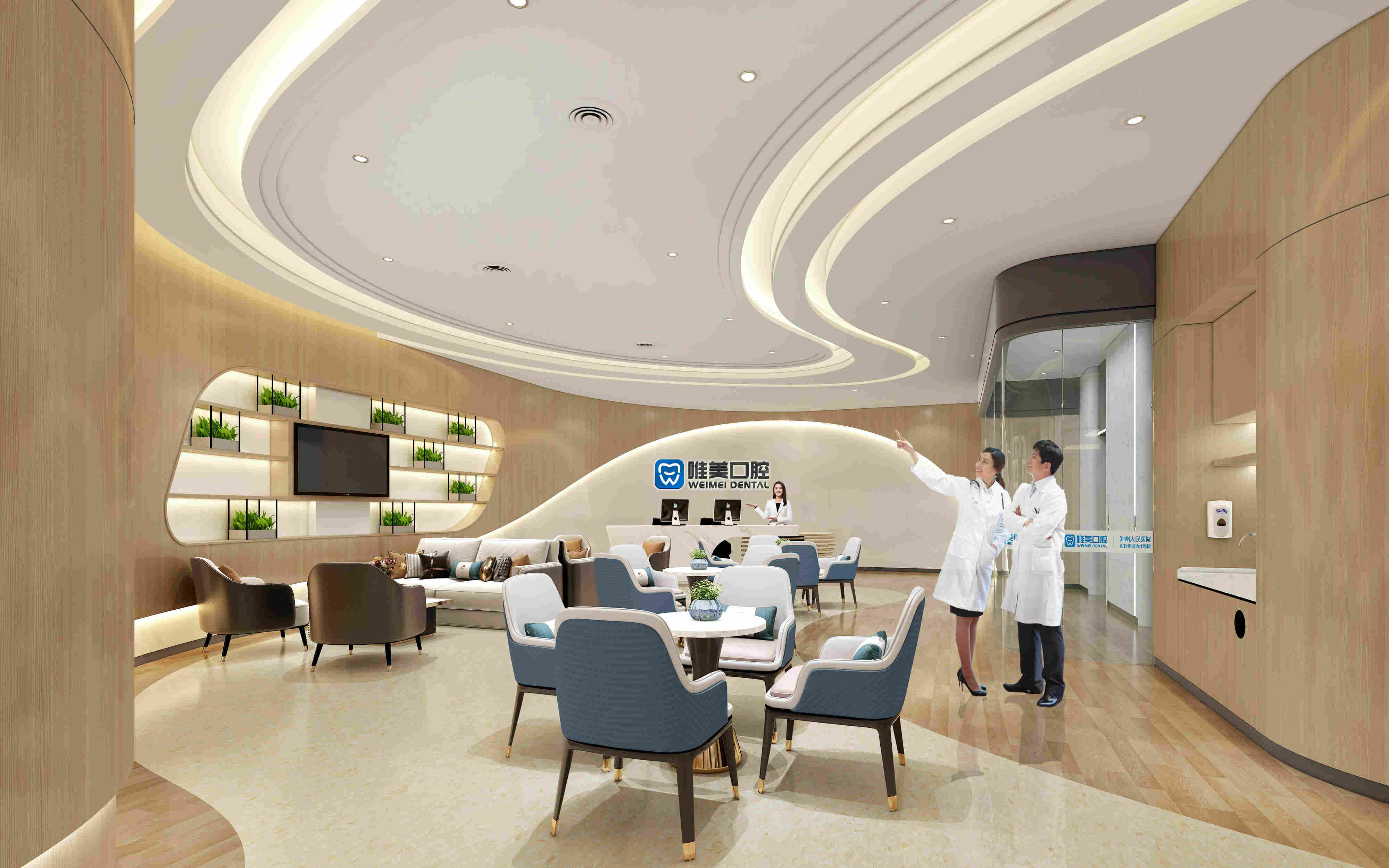 大厅方案效果图